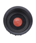 Gear Lube Monitor Reservoir Cap Replacement For MerCruiser Alpha And Bravo Sterndrive Systems, top view, black and red design