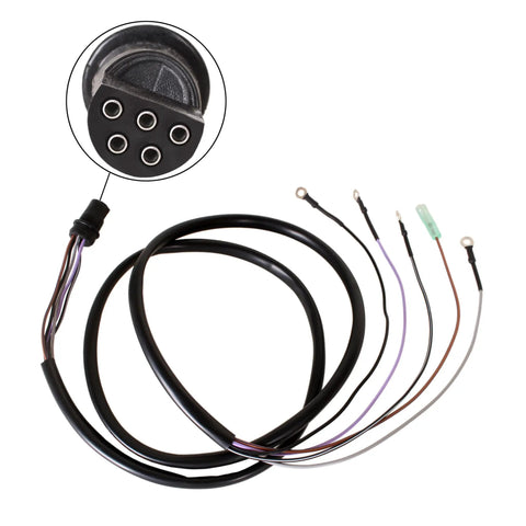 Analog Tachometer Harness Kit For Mercury Mariner Quicksilver Mercruiser Outboard Engines, 4ft / 1.3m Length, 5 Pin Wiring