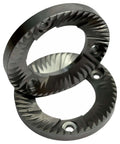 40mm Flat Burr Blade For Electric Espresso Grinders Replacement Part In Stainless Steel For Pro Grade Precise Consistent Coffee Grinding Durability And Easy Maintenance Flat Wheel Burr Milling Accessory For Home Barista Use, showing close-up of stainless steel construction.