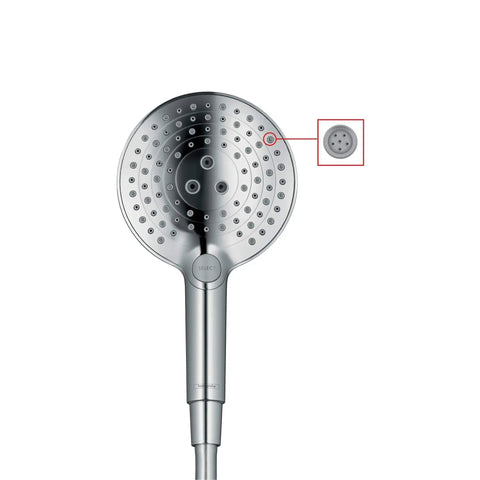 Raindance Select S 5 Inch Handheld Shower Head With Easy Install, Three Spray Modes PowderRain Rain Whirl, Up To 2.5 GPM
