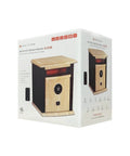 Box of Portable Electric Space Heater That Cranks Up The Heat With 1500 Watt Infrared Quartz Elements