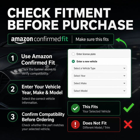 Amazon Confirmed Fit guide for Front Steering Linkage Kit For Jeep Wrangler 2007 To 2016 3.6L 3.8L Includes Drag Link Pitman ES3624 And Right Upper Outer Tie Rod DS300 For Easy Steering Alignment And Front Suspension Upgrade.