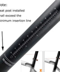 Aluminum 25.4mm Diameter 350mm Length Bike Seat Post Long Aluminum Alloy Seat Tube For Mountain Bike And Fixie Riders Rustproof