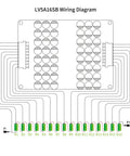 LV5A16SB wiring diagram showing connections for Game Ready Smart Active Battery Balancer With 5.5 Amp Output.