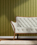 Elegant Gold Metallic Wallpaper Kickass Paste The Wall Install EcoFriendly PvcFree Wallcovering Made In Usa, featured behind a white couch.