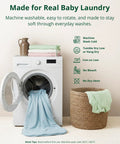 Ultra Soft Bamboo Viscose Baby Sleep Sack For 6 To 18 Months, 1.0 Tog, Two Pack in washing machine