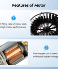 Beefy Heavy Duty HVAC Heater Blower Motor With Fan Cage 3946686 Replacement For Volvo Truck VN VNL VHD VNM VT 2001 2009 features