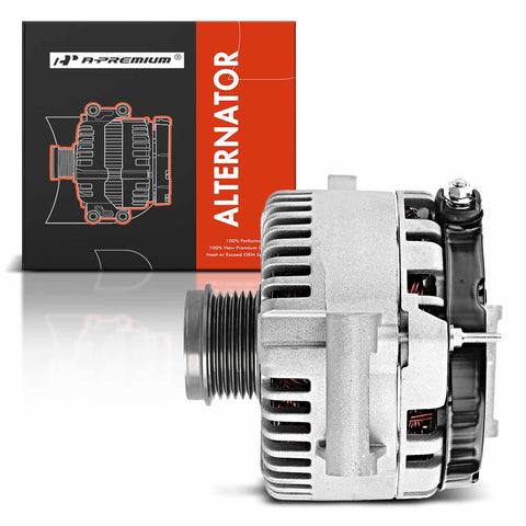 Premium 130A 12V Alternator For Ford Escape 2005 2007 And Mazda Tribute 2005 2006 L4 2.3L With 6 Groove Clockwise Pulley Replacement