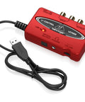 USB Audio Interface For Turntables And Cassette Tapes All In One Vinyl Recording Bundle With Audacity Software For Restoration