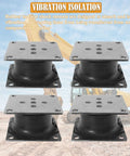 Heavy Duty Rubber Vibration Damping Mounts 180X100Mm Drop Right In Shock Isolators Built Tough for vibrations isolation.
