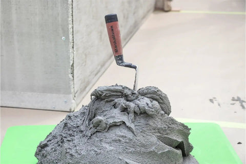 Margin Trowel 6 X 2 Inch For Spreading Mortar And Tile Adhesive, High Carbon Steel Blade With DuraSoft Handle in Use
