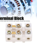 Top Shelf Terminal Block Strip And Barrier Wire Connector With Flame Retardant Plastic For Hassle Free Diy Electrical Upgrades And Heavy Duty Reliable Performance, 43x33x21mm, secure wire connections.