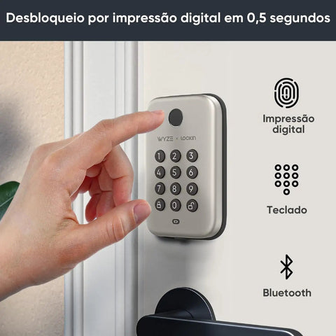 Secure Your Spot With This Fingerprint Smart Deadbolt Lock Featuring Rapid Keypad Entry Auto Lock Bolt Action And Weather Resistant Build For Zero Hassle Daily Use And No Sweat DIY Install In A Classic Satin Nickel Finish