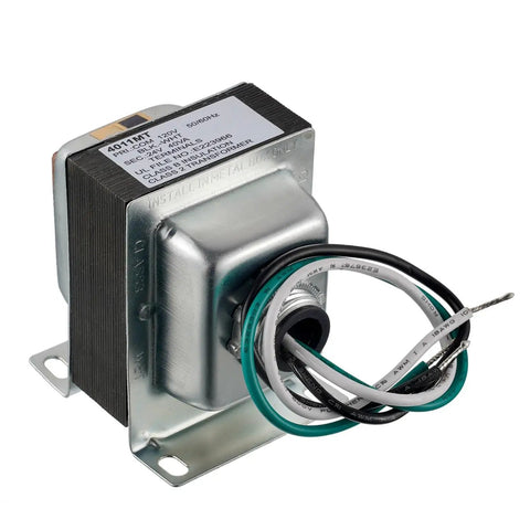 24V 40VA Thermostat And Doorbell Transformer For Ring Doorbell And Thermostats, UL Certified, 120V Input, 24V Output, metal casing