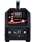 Front view of Dual Voltage 160A MIG Welder 110V 220V 4 In 1 Welding Machine control panel display