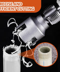 Close-up of 2 Piece Internal And External Pipe Threader Kit for 1/2 Inch and 3/4 Inch PVC PPR pipes cutting threads.