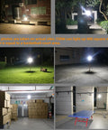 Beast Mode Bright 150W Tripod Work Light With 21000 Lumens Corded LED Stand Up Light illuminating outdoor and indoor areas