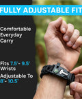 Survival Paracord Bracelet With Built In Compass And Fire Starter Kit For Hiking Camping Fishing Men Women Bear Safety Whistle And Tactical Gear