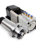 BT30 ATC Spindle Housing Kit With Five Premium Bearings Air Cylinder and beefed up mounting bracket, showcasing precision engineering.