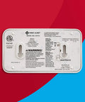 Back view of CO Detector With Ten Year Battery And Digital Temperature Display For Home Safety No Brainer Peace Of Mind Backlit Display