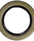 Axle Oil Seal Double Lip For Trailer Hubs Bore 2.250 Inches By Outer Diameter 3.376 Inches And Width 0.38 Inches Black 01003600