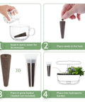 Step-by-step guide using 100 Pack Grow Sponges And Seed Pods Replacement For AeroGarden Mold Free Root Growth Sponges Kit