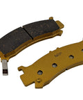 Traild front and rear ceramic brake pads for Honda Pioneer 1000 with gold backing plates