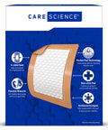 Box of Extra Large Fabric Adhesive Bandages 3x4 Inches Nonstick Breathable Flexible Wound Care For First Aid Must Have Helps Prevent Infection