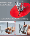 Three-claw linkage mechanism of Pro Grade Industrial Wire Spool Rack And Cable Dispenser For Electrical And Retail Use Style 3