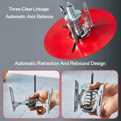 Three-claw linkage mechanism of Pro Grade Industrial Wire Spool Rack And Cable Dispenser For Electrical And Retail Use Style 3