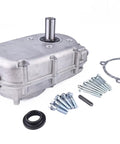 2 To 1 Reduction Gearbox With Wet Clutch ASU000631-B For Honda GX270 GX390 Engines, 25mm Shaft, Includes Bolts And Parallel Key on white background