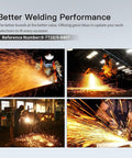 Pro Grade Plug And Play Plasma Cutter Consumables Kit 30 Piece Set in action with PCH M 102 Torch 80A, sparks flying