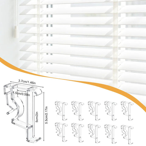 Straight Up Clear Valance Clips For Window Blinds Set To Replace Damaged Or Missing Hardware In 2 Inch Size, clear clips with blinds.