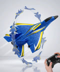 Beginner Friendly Remote Control Airplane With Gyro Stabilization, 2.4GHz RC Plane Ready To Fly Foam Aircraft in action