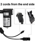 Recliner Motor Actuator Replacement Kit For Lift Chair And Couch Systems KDPT007-115 226mm Stroke with cable connectors