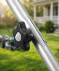Upgrade Your Yard Work With This Easy Install Handle Knob And Screw Bolt Kit For Lawn Mowers And Snow Blowers Featuring Durable Plastic And Metal Hardware With Wide Compatibility Plus Smooth Ergonomic Grip For Super Fast Repairs. black plastic handle knob with metal bolt on mower tube