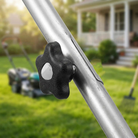 Upgrade Your Yard Work With This Easy Install Handle Knob And Screw Bolt Kit For Lawn Mowers And Snow Blowers Featuring Durable Plastic And Metal Hardware With Wide Compatibility Plus Smooth Ergonomic Grip For Super Fast Repairs. black plastic handle knob with metal bolt on mower tube