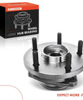 Front Wheel Bearing And Hub Assembly For Jeep Grand Cherokee 1999 2004 Five Lug Compatible With Ball Bearing next to box