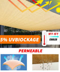 Heavy Duty 16x16x16 Foot Sun Shade Sail Triangle Permeable 185GSM Dark Grey Outdoor All Weather Shade Cover installed