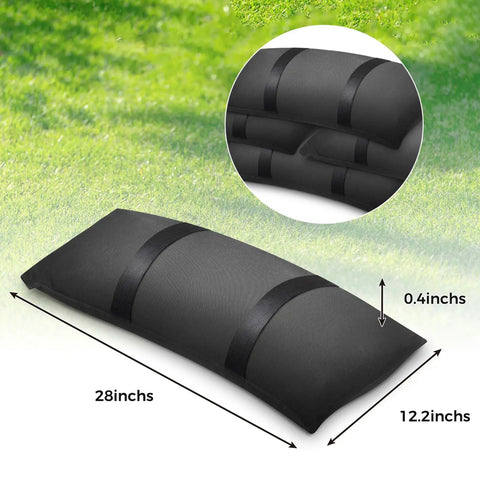 Heavy Duty 200 Lb Sandbag Weight Set, weatherproof fillable sand bags, dimensions 28x12.2 inches for outdoor umbrella bases.