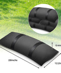 Fillable Sandbags 100 Lb Umbrella Base Weights 2 Pack Beefy Weatherproof Heavy Duty Sand Bags For Outdoor Furniture, dimensions shown