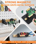 Magnetic PCB Holder With 360 Degree Rotation And Helping Hands For Soldering And Repair Portable Aluminum Base Space Saving Design