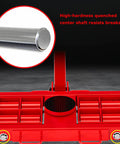 Heavy Duty Machine Dolly Skate 16 Ton Capacity Universal Rotating Equipment Mover for Industrial Transport Steel Wheel Skates for Warehouse and Workshop Precise X and Y Directional Control One Piece Cast Steel Frame center shaft close-up