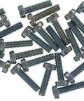 Built Like A Tank 2 X 8mm Slotted Cheese Head Screw Pack Of 25 Heavy Duty Metric Fasteners on white background.