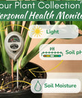 3 In 1 Plant Care Meter For Indoor And Outdoor Plants Tests Soil Moisture Sunlight And pH To Prevent Overwatering Root Rot
