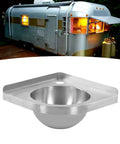 Corner Triangle Hand Wash Basin Sink With Brushed Finish For Kitchen And Bathroom, No Fuss Space Saving RV Boat Ready Triangle Sink