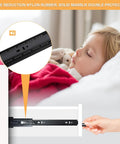 Child sleeping beside cabinet with Beefy 14 Inch Full Extension Drawer Slides 6 Pairs Ball Bearing Side Mount, black finish