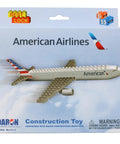 Box of Licensed Airline Construction Block Kit With 55 Pieces And Pilot Figure Interchangeable With Other Brands.