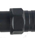 Side view of a Core Bits Adapter For 6-Slot Quick Release Drill Systems With BL Connection To 1 1/4 Inch 7 Threads, made of steel.