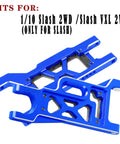 RC Upgrade Parts Kit For One Tenth Slash 2WD And Slash VXL 2WD Front A Arms Navy Blue CNC Aluminum